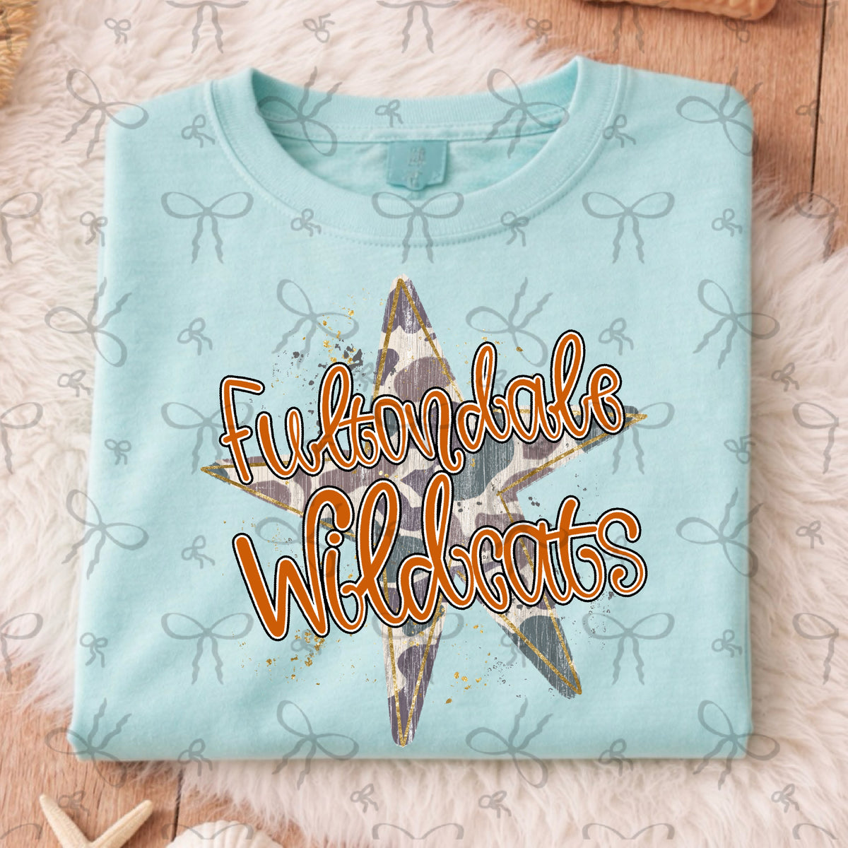 Camo Splatter Star- Fultondale Wildcats