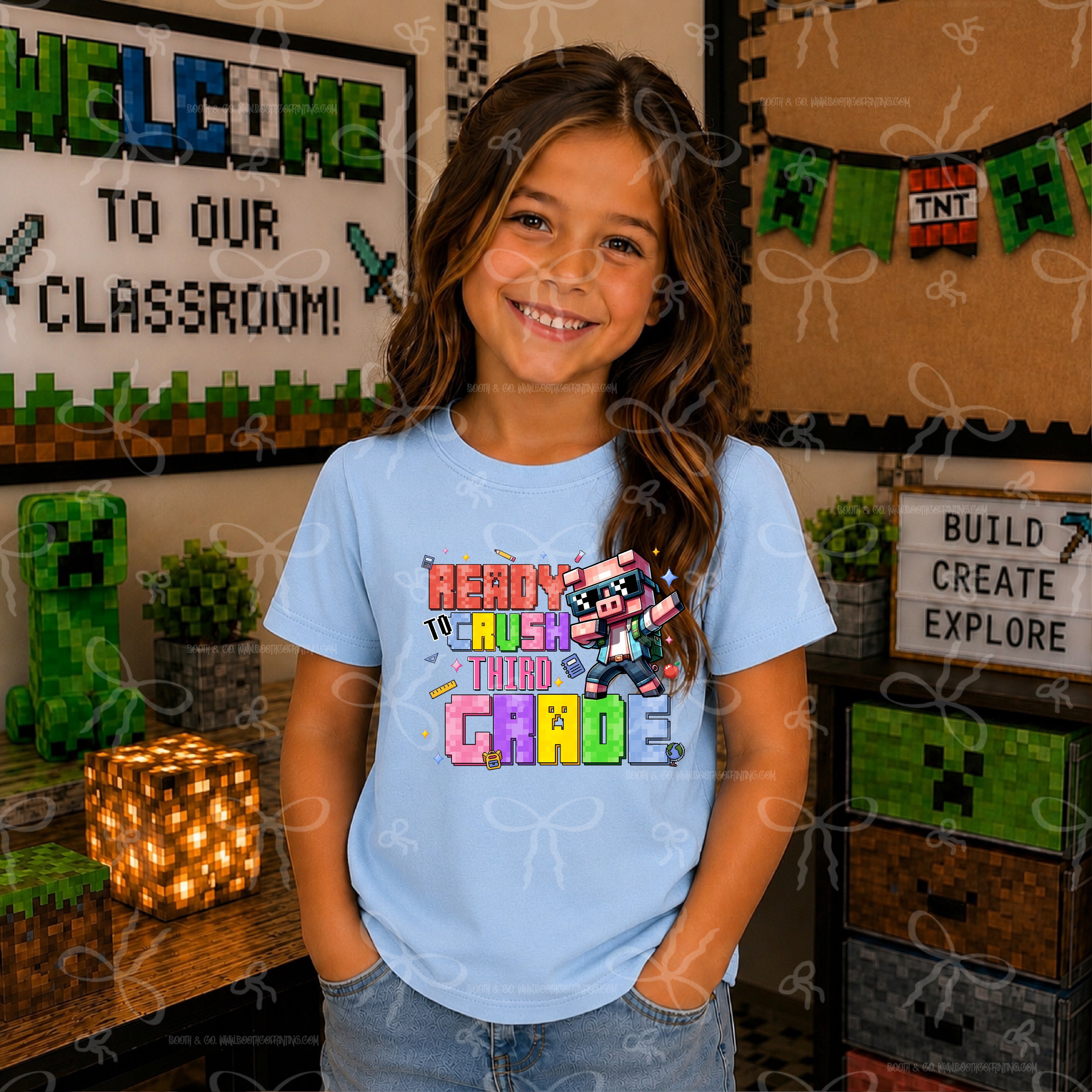 Ready to CRUSH Third Grade- Minecraft