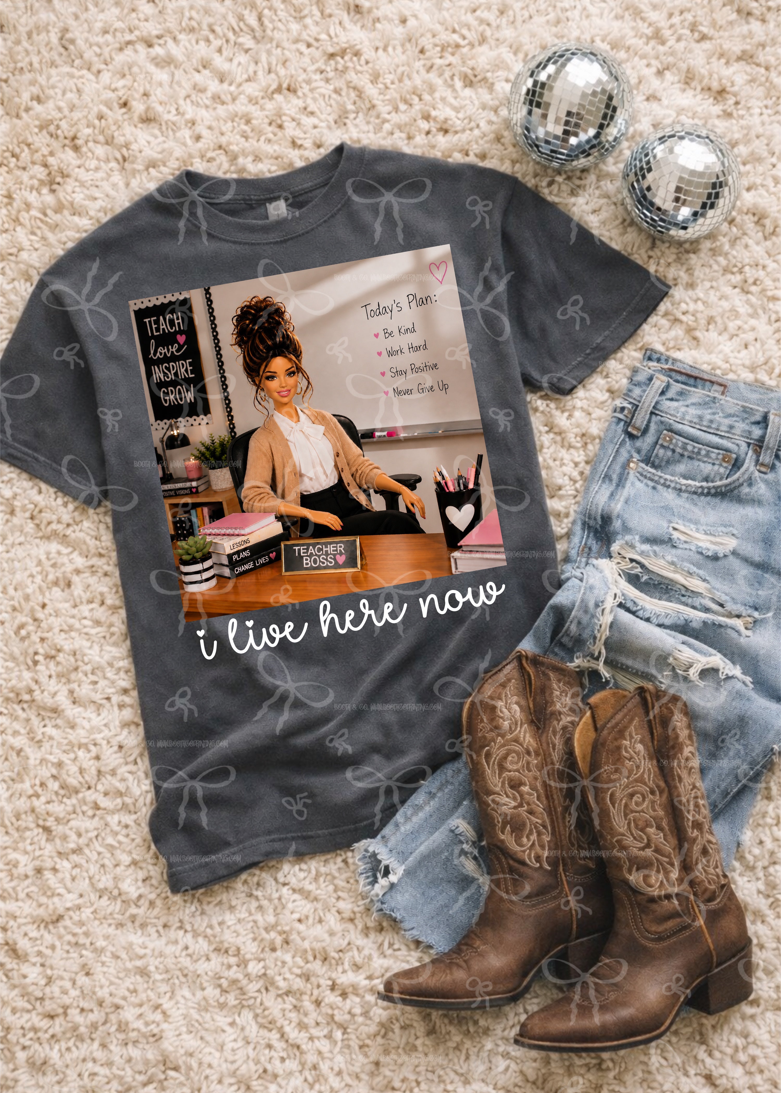 I live here now- Brunette Teacher Barbie