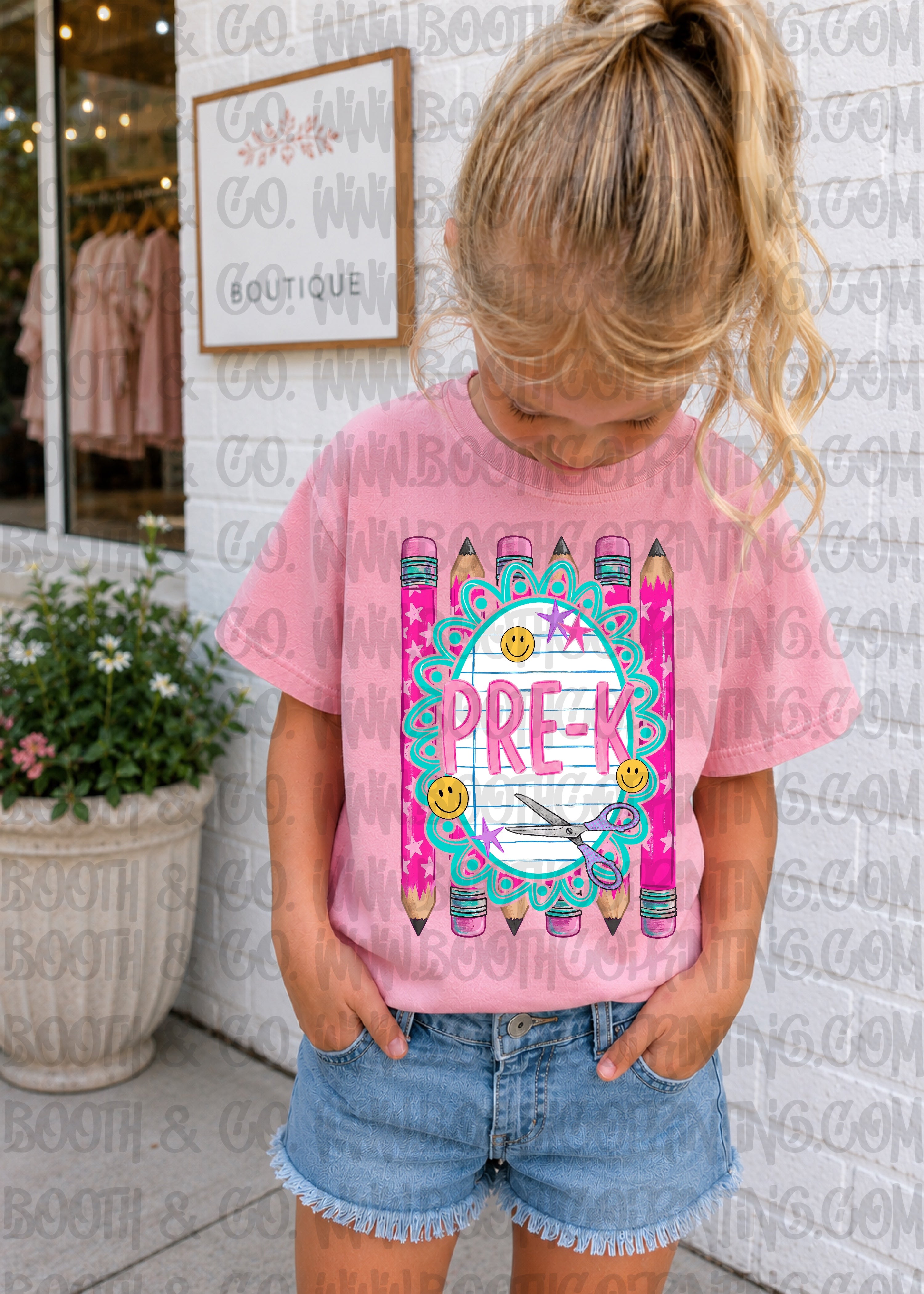 Preppy Pencil Grade Frames- Pre-K
