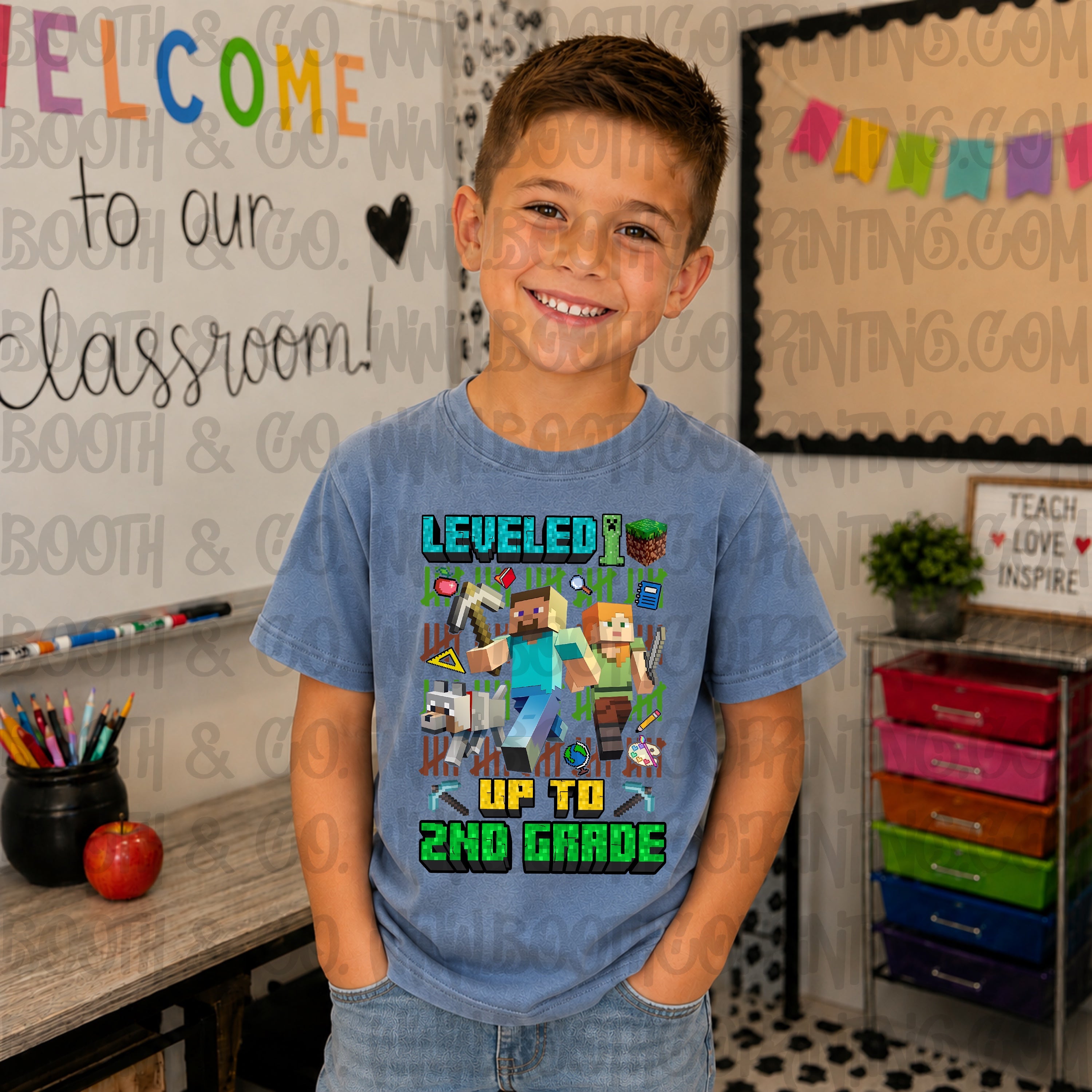 Leveled Up To 2nd Grade- Minecraft