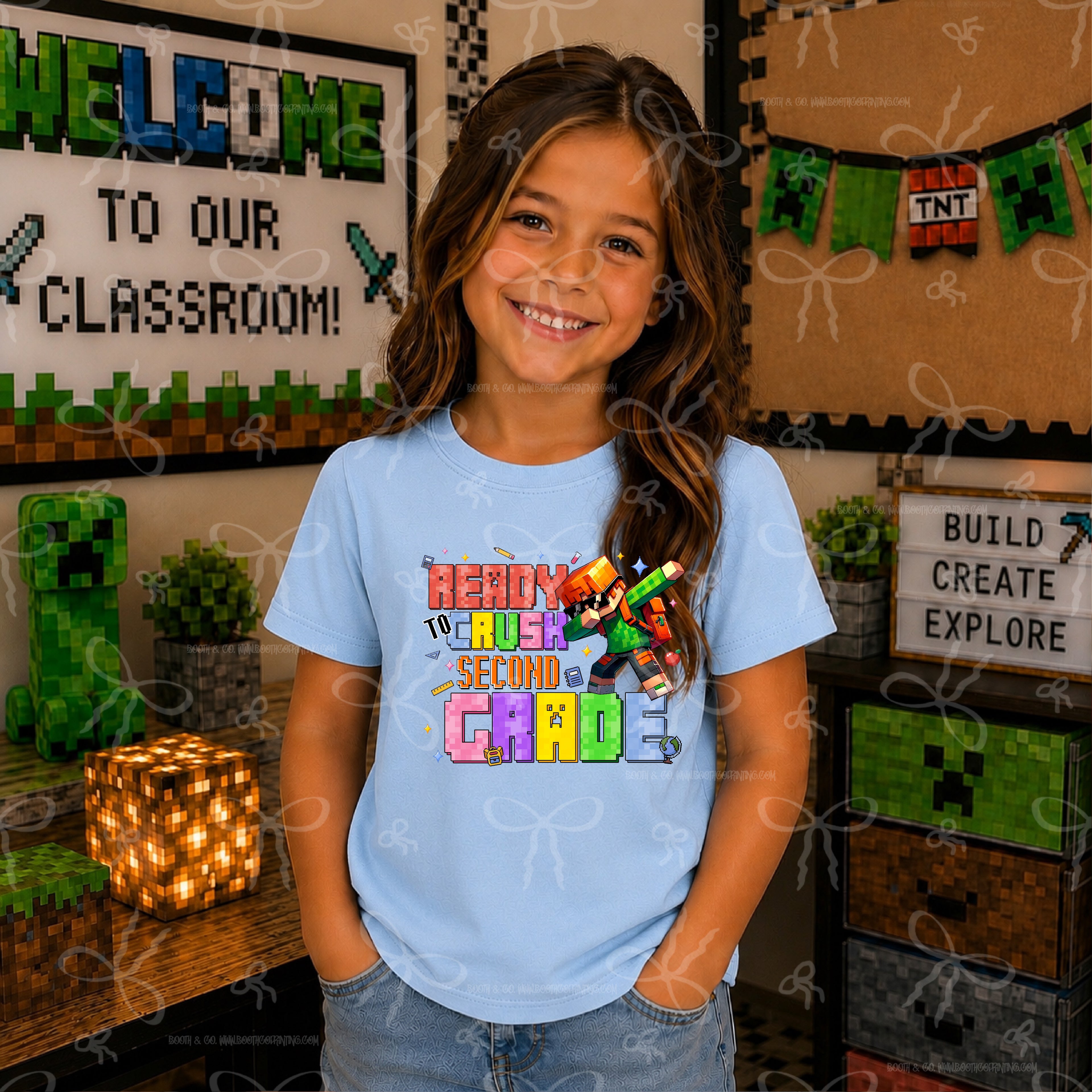Ready to CRUSH Second Grade- Minecraft