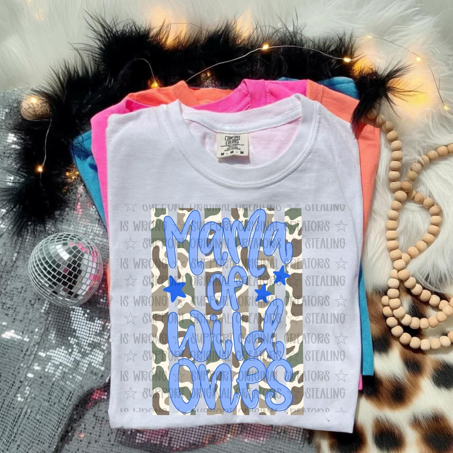Mama of wild ones(blue)