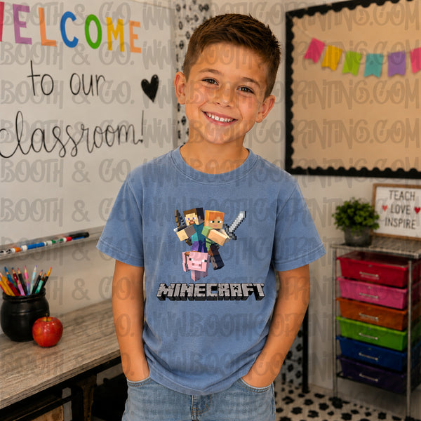 Minecraft Group- Alex, Steve, Pig