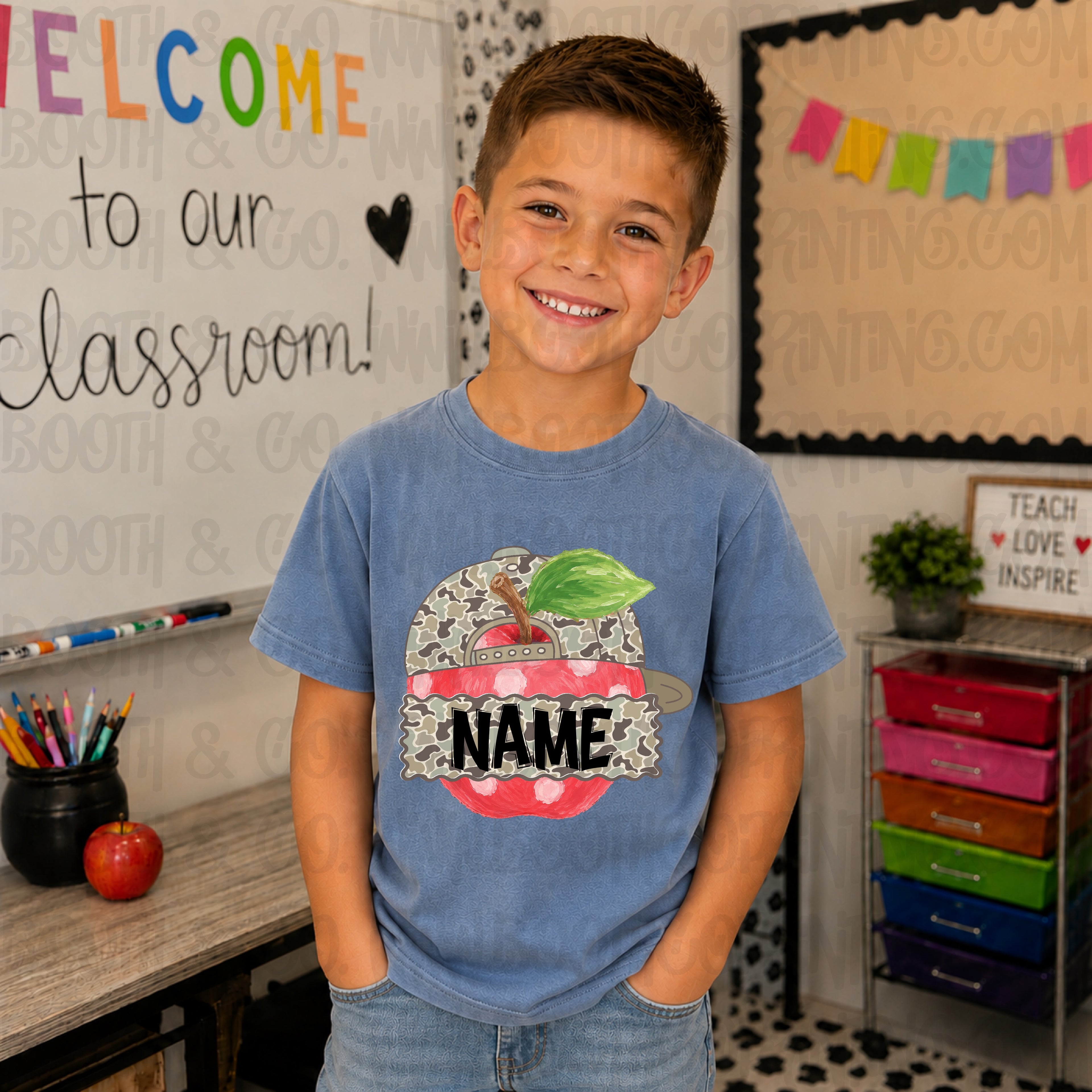 Camo Apple Name Plate