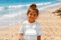 Ruffle Me Up Girl Swim Cover- White Top