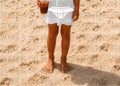Ruffle Me Up Girl Swim Cover- White Bottom