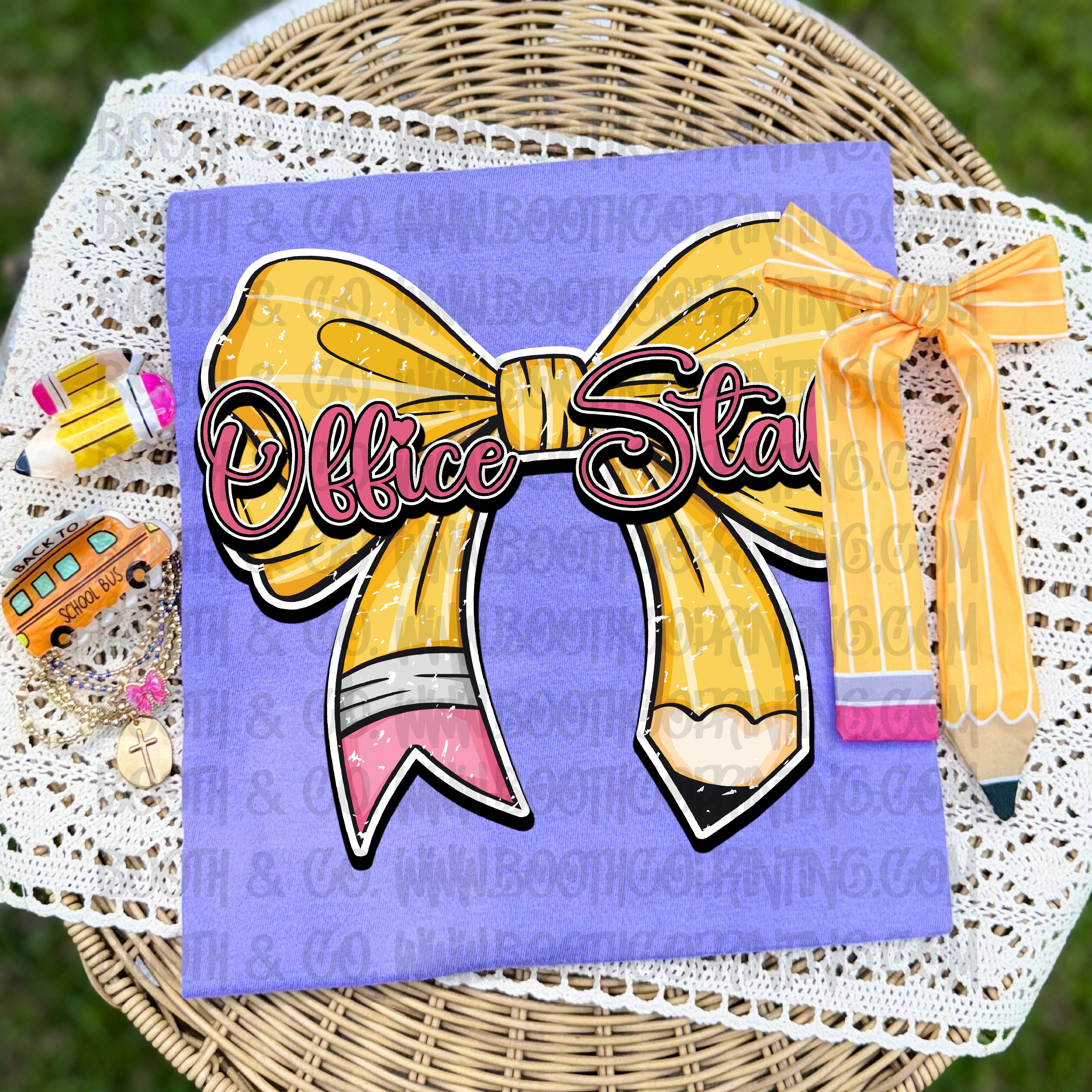 Pencil Bow- Office Staff