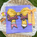 Pencil Bow- Lunch Lady