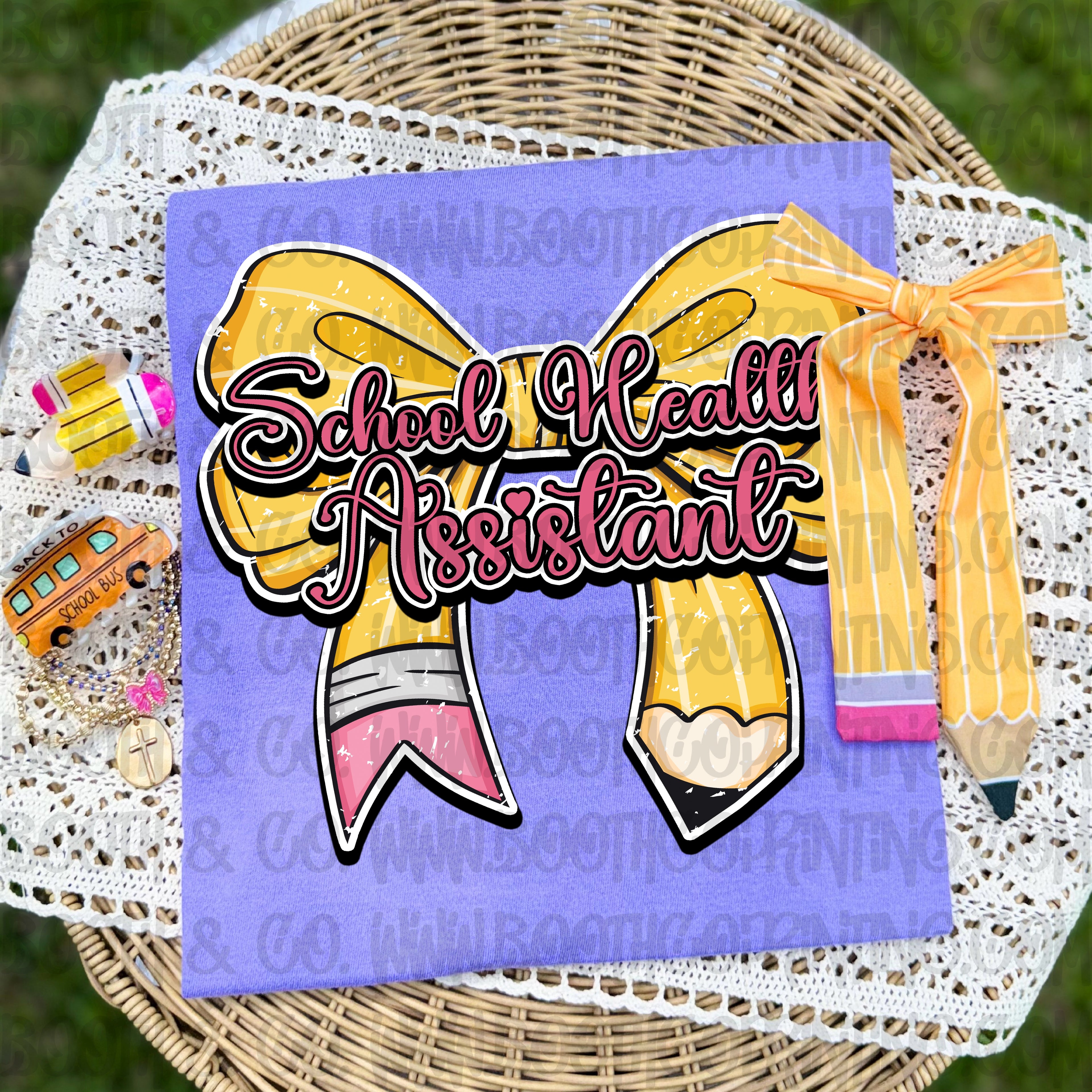 Pencil Bow- School Health Assistant
