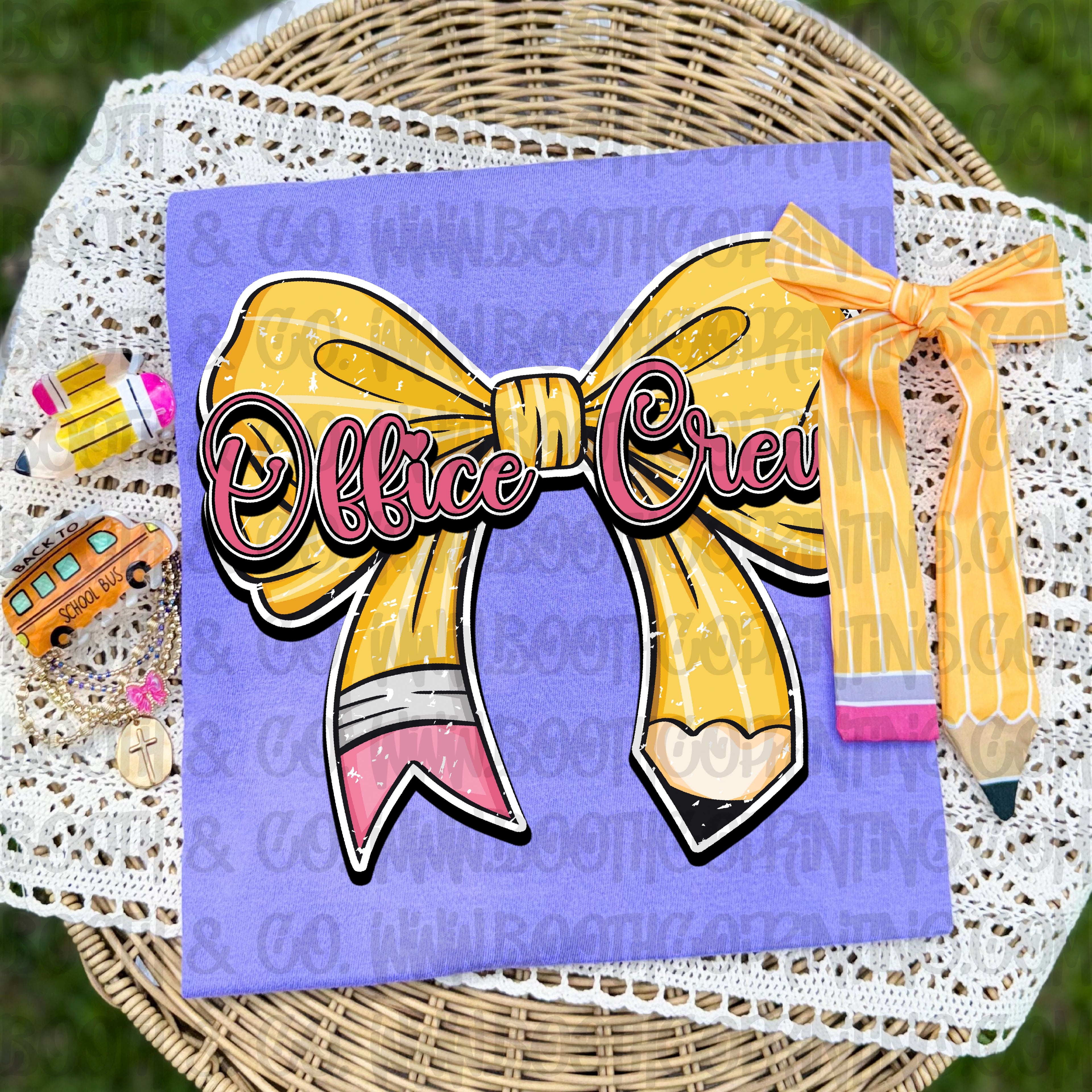 Pencil Bow- Office Crew