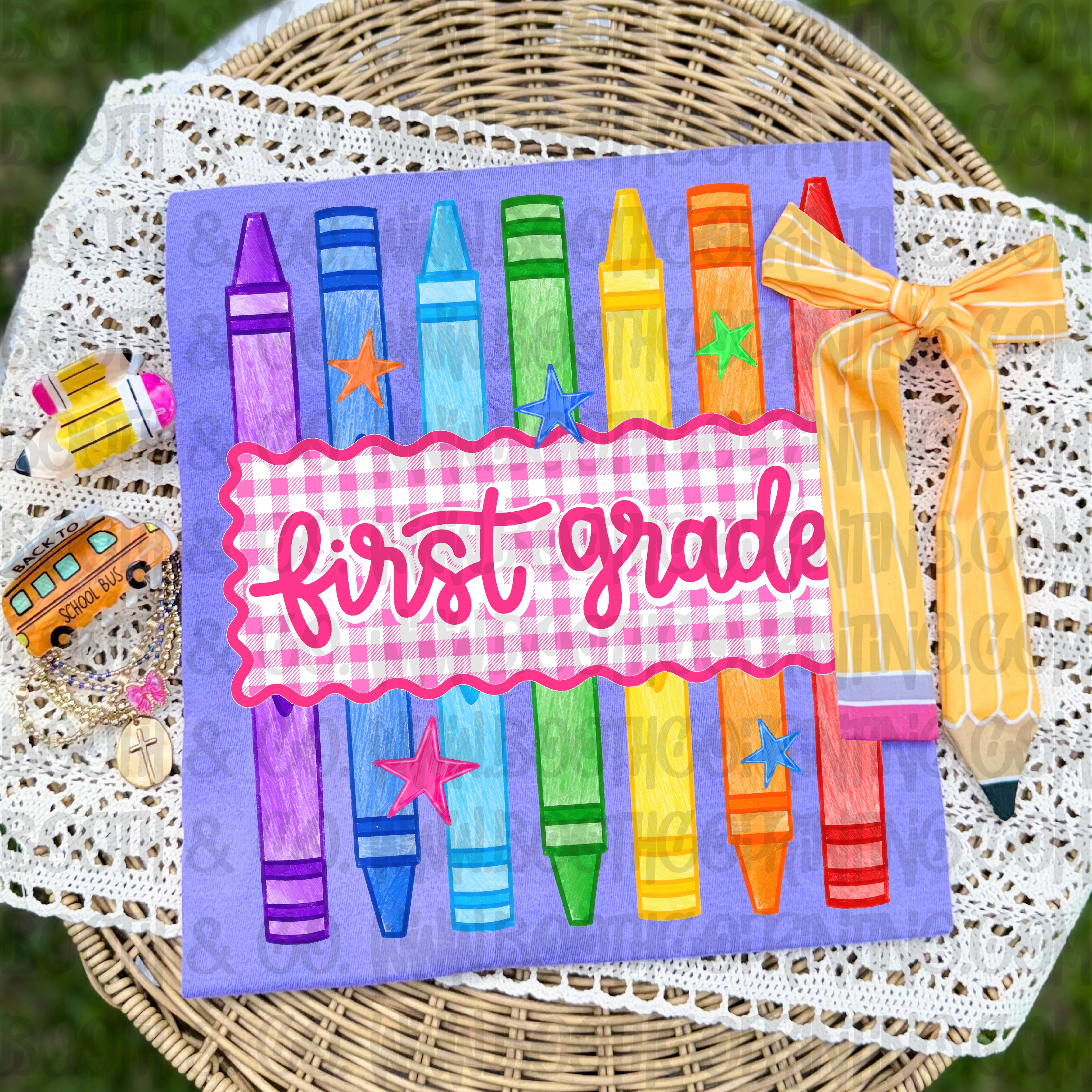 Crayon Grade Plate- First Grade