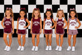 Launchpad Mini Bow Set- Maroon and White
