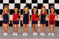 Blank Bow Sets- Navy Blue and Red