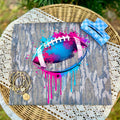 Football Splatter Drip