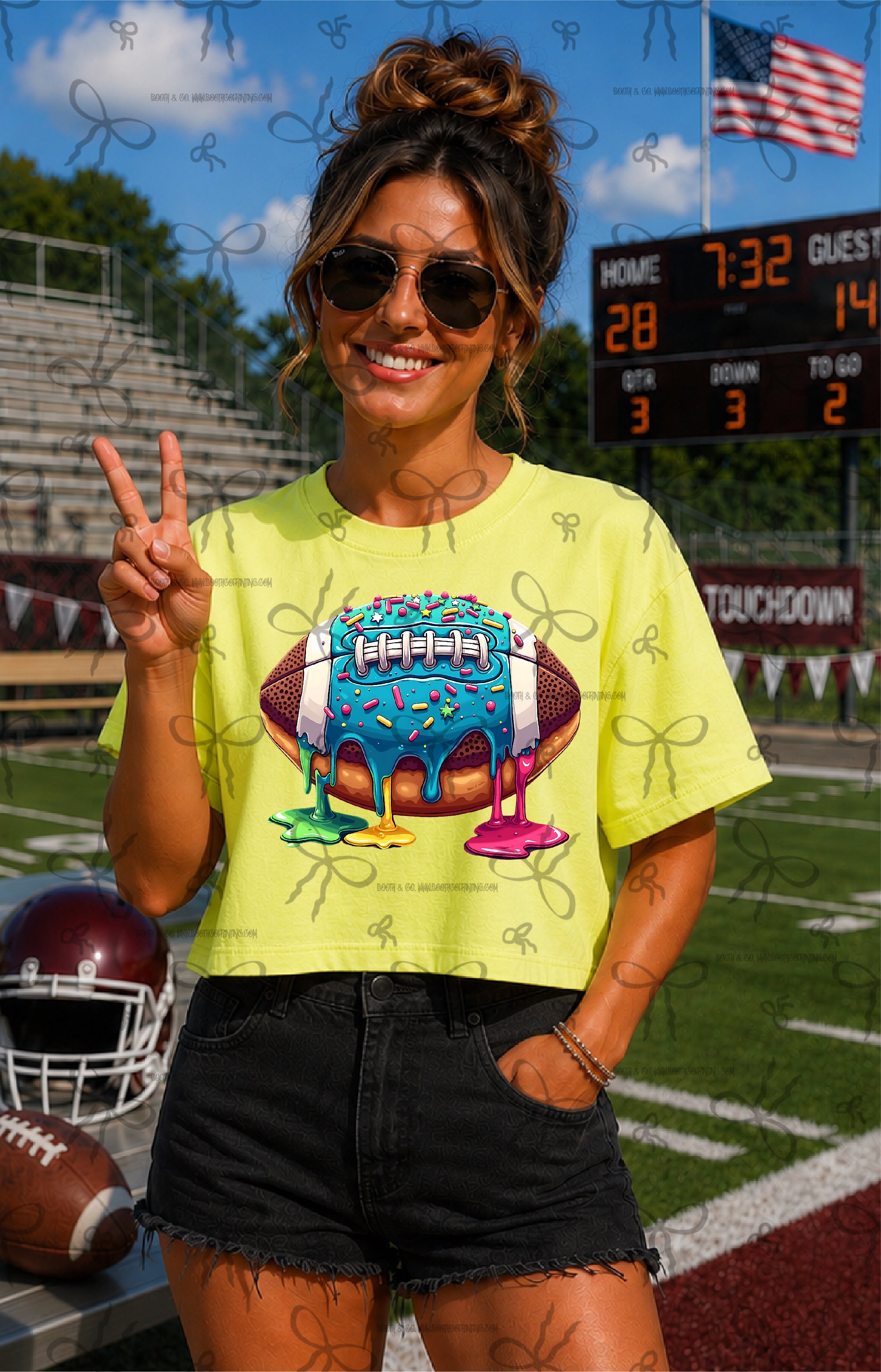 Football Donut Drip