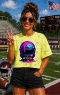 Football Helmet Mono Drip