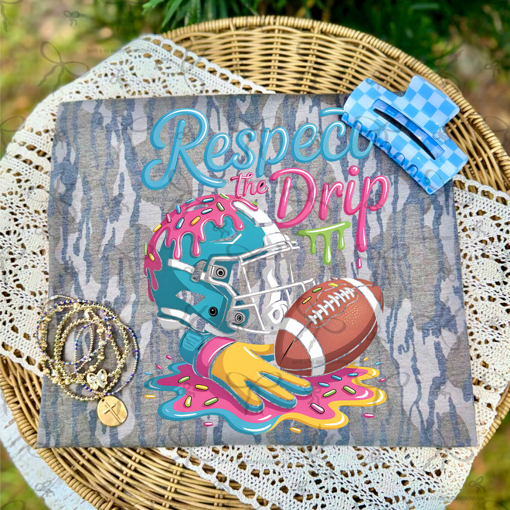 Respect the Drip Football- light