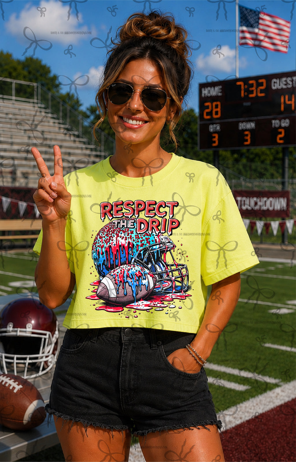 Respect the Drip American Football