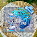 Football Helmet Sprinkle Drip