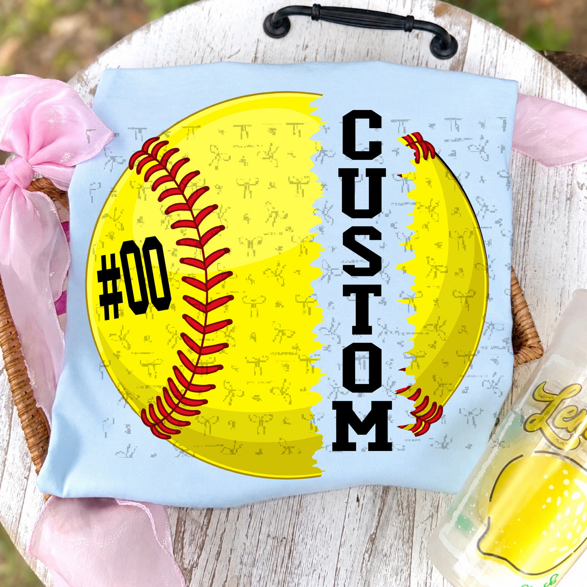 Softball Scratch- Custom Name/Number