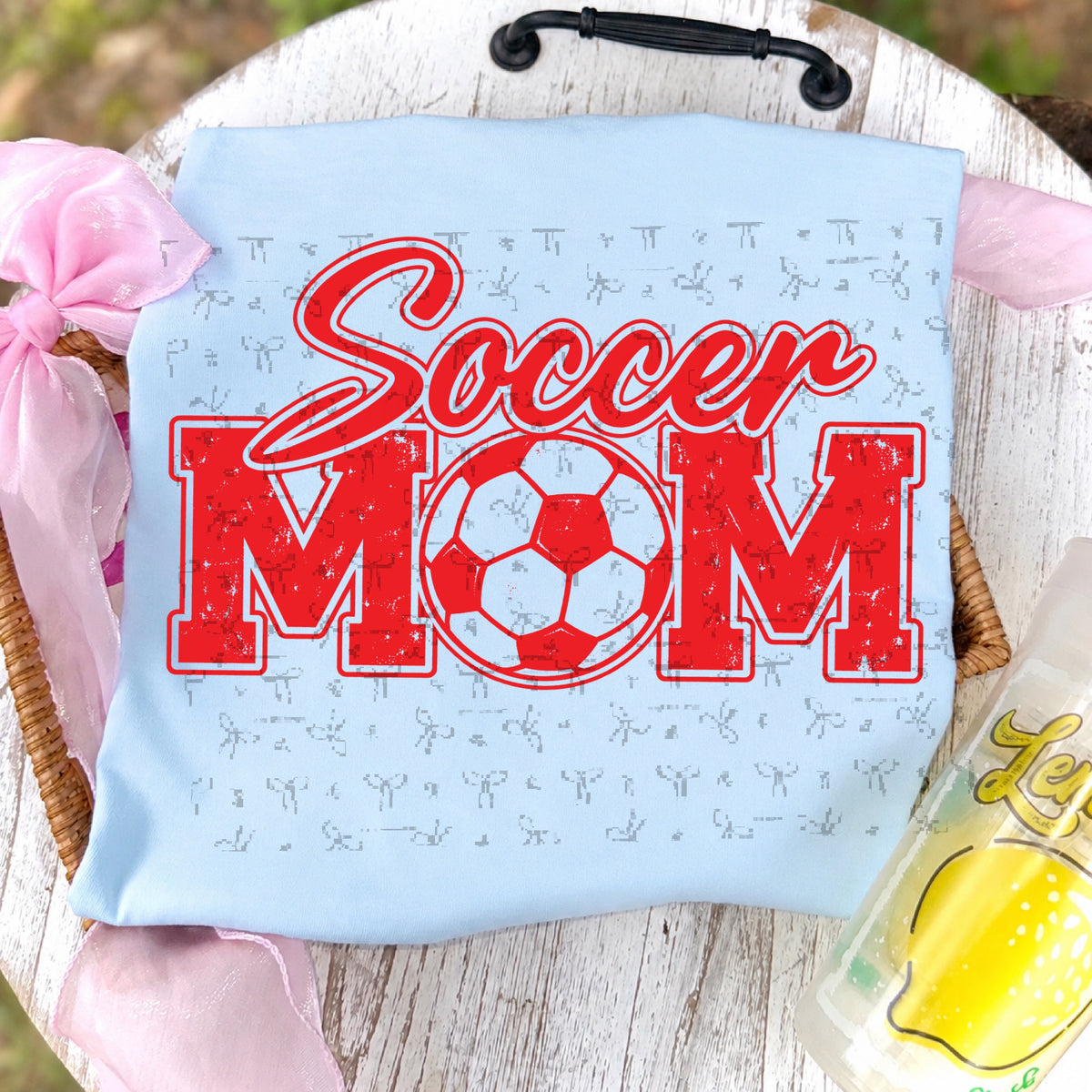 Soccer Mom (no white)- Red