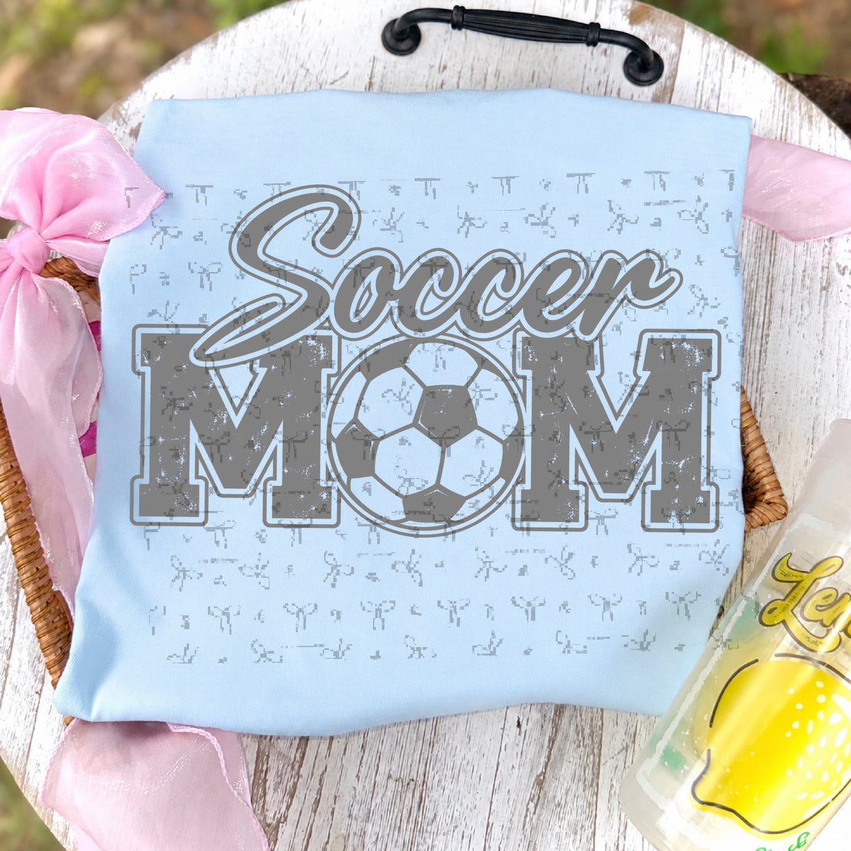 Soccer Mom (no white)- Grey
