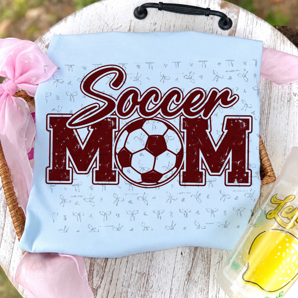 Soccer Mom (no white)- Maroon