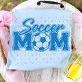 Soccer Mom (no white)- Cyan Blue