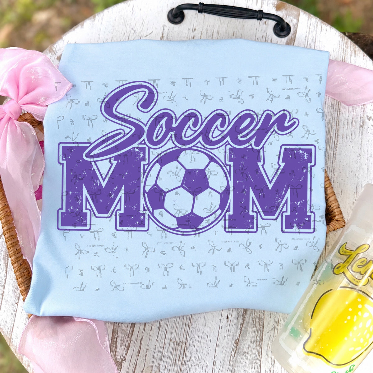 Soccer Mom (no white)- Light Purple