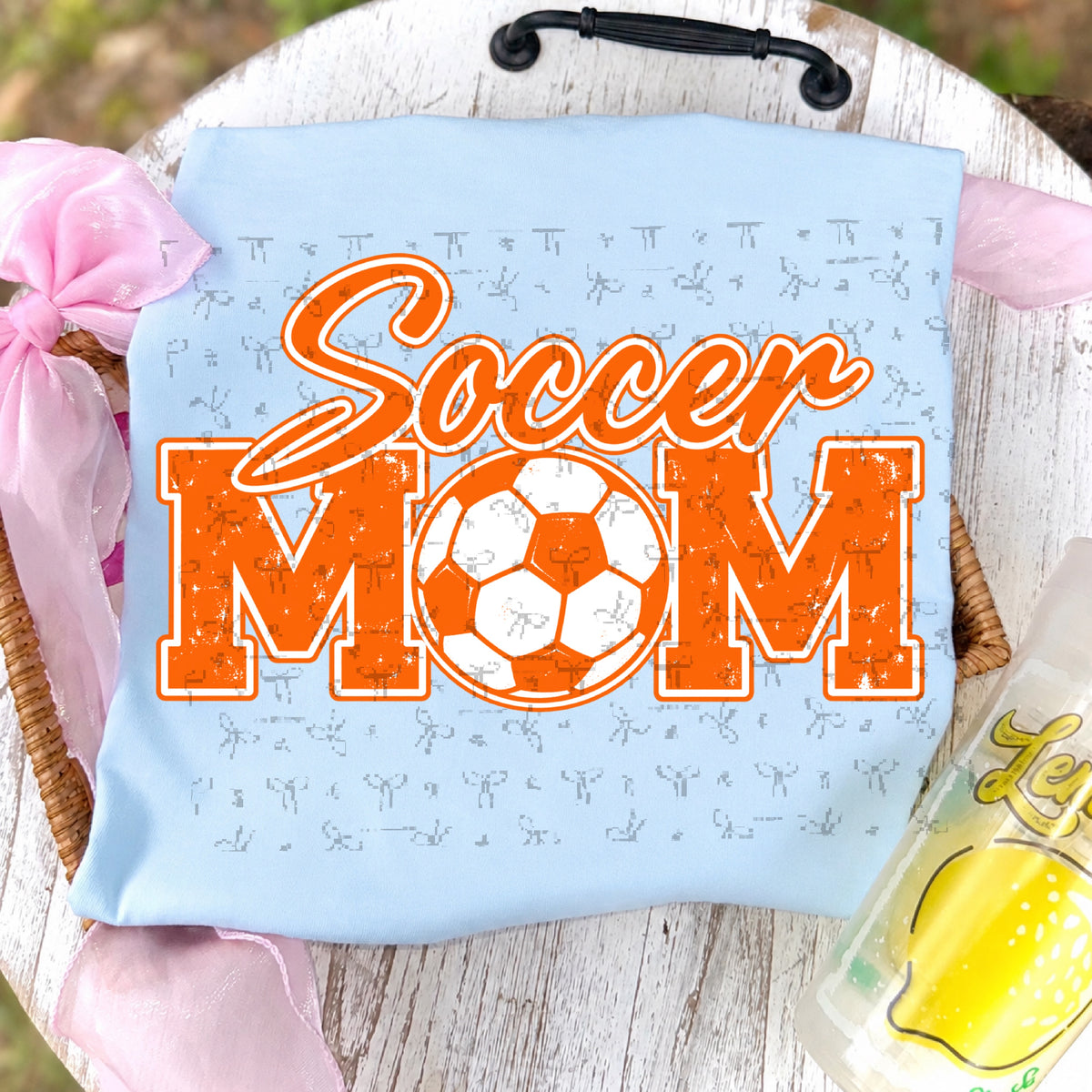 Soccer Mom (with white)- Orange