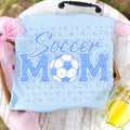 Soccer Mom (with white)- Carolina Blue