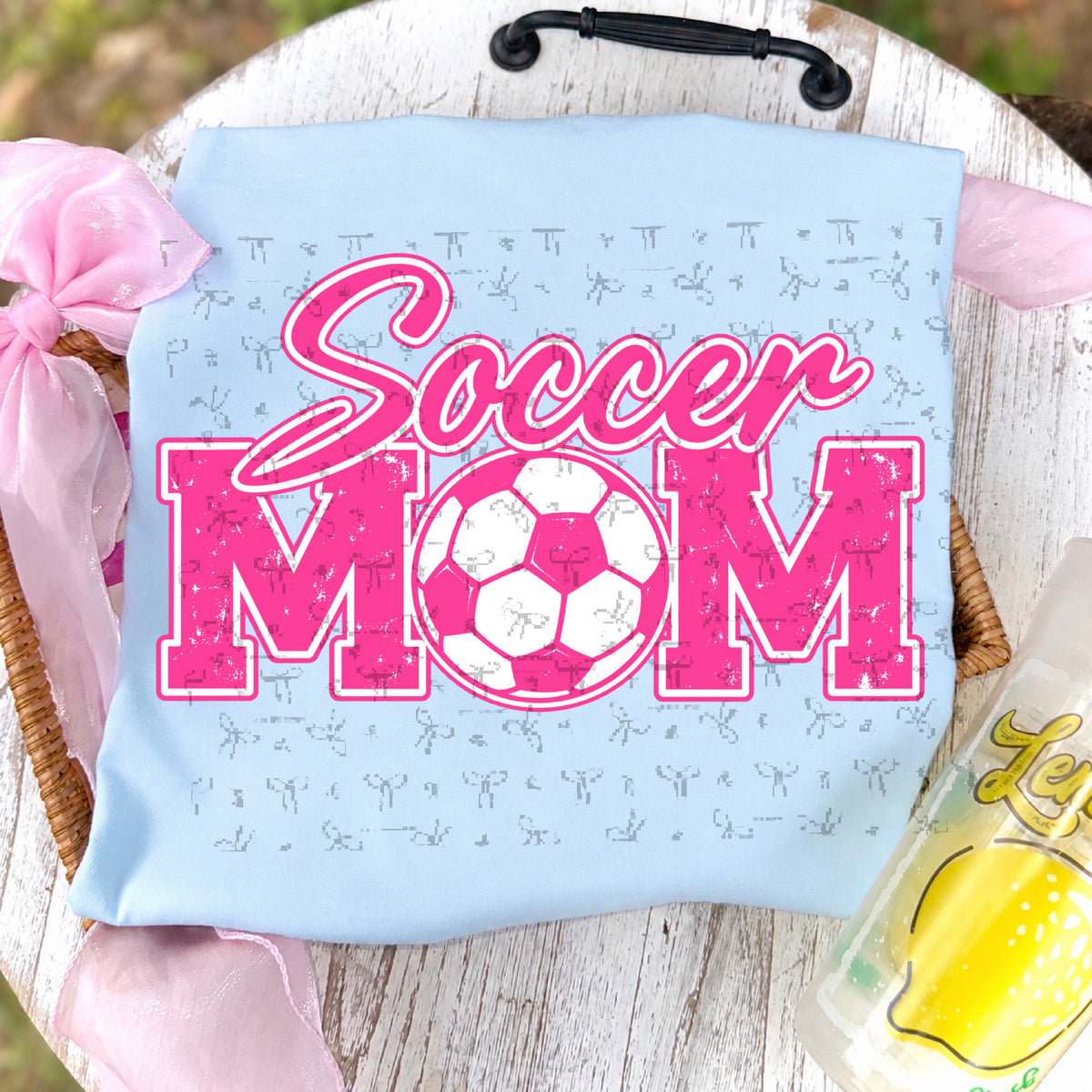 Soccer Mom (with white)- Pink