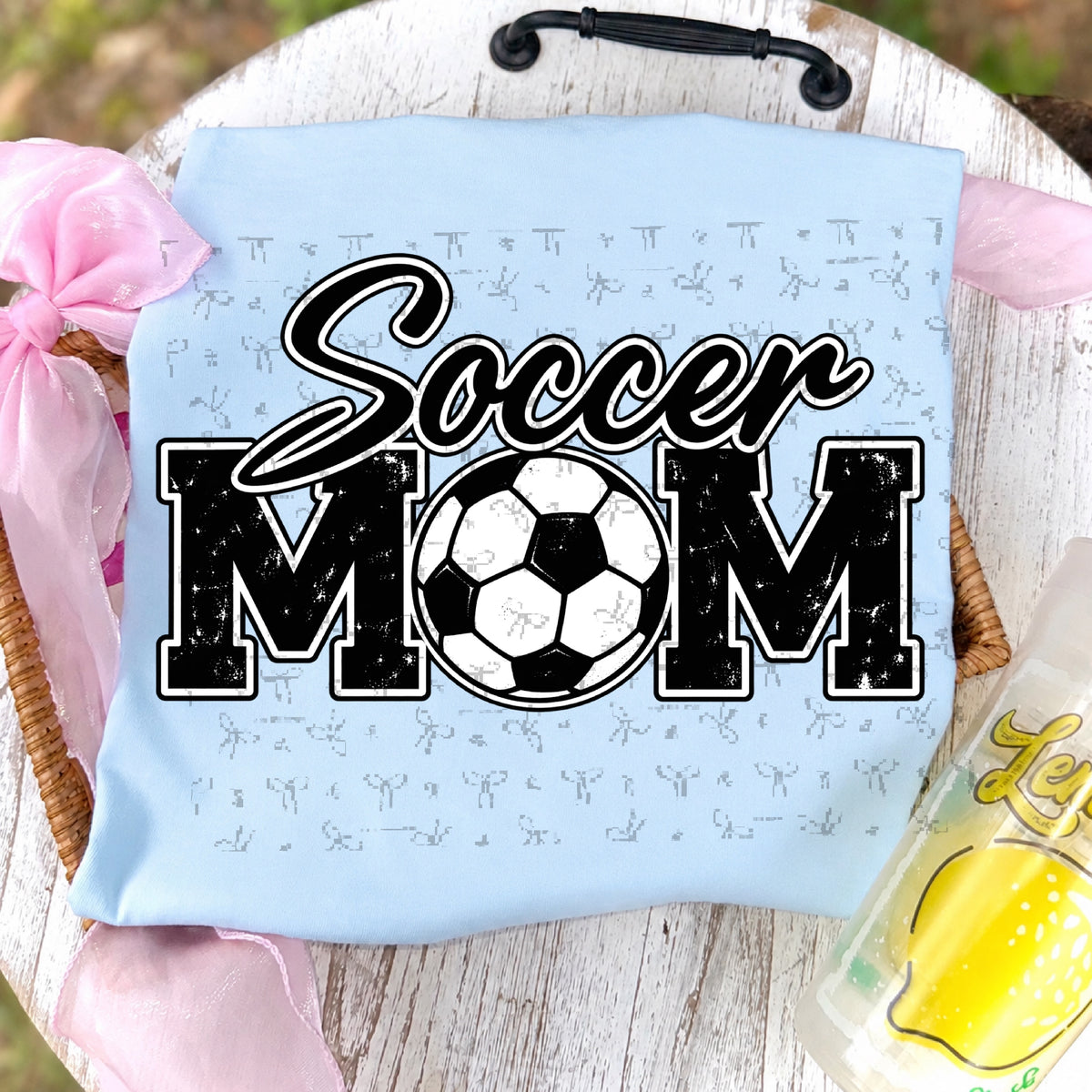 Soccer Mom (with white)- Black
