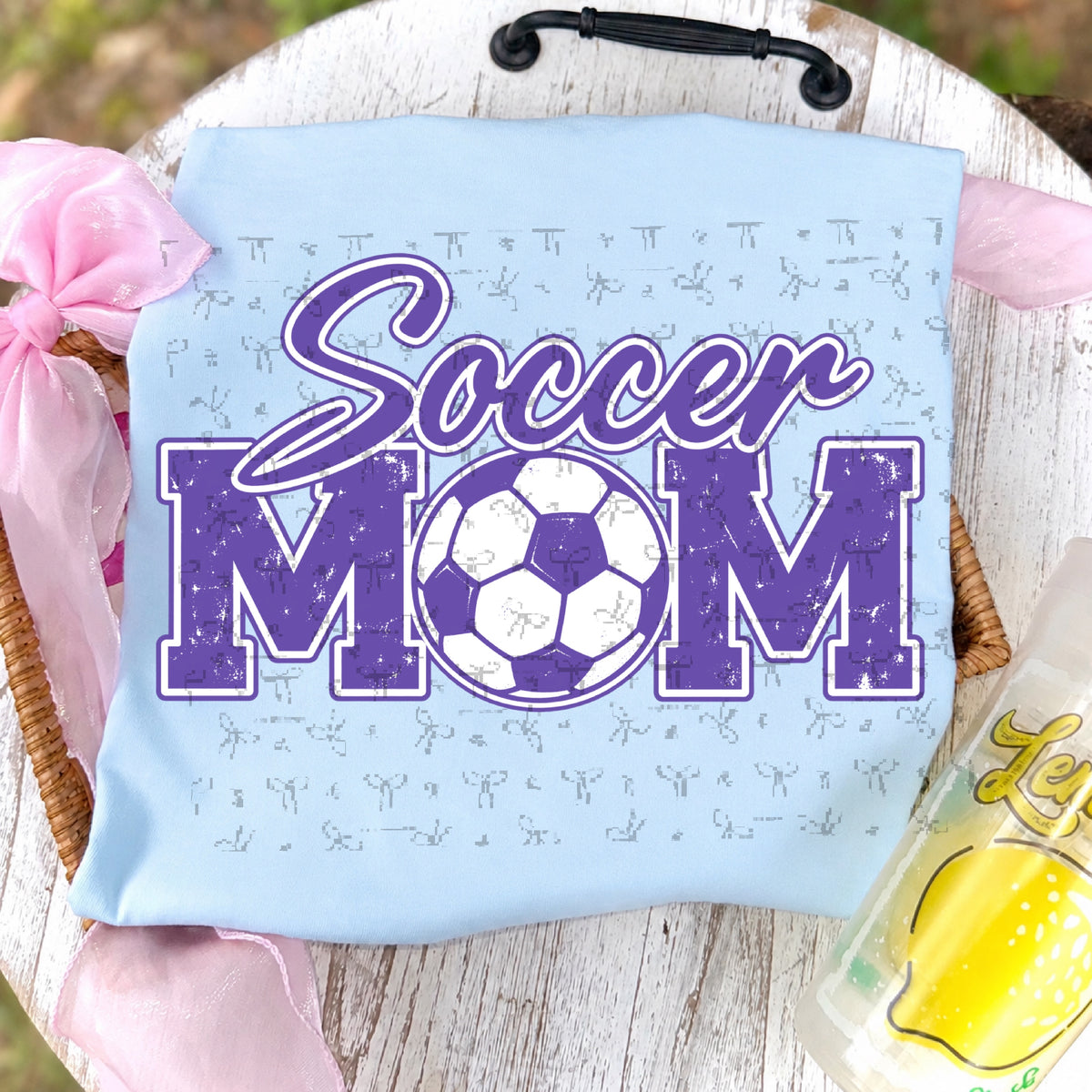Soccer Mom (with white)- Light Purple