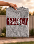 Game Day Rockets Script- Solid Maroon