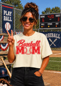 Baseball Mom (no white)- Red