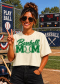 Baseball Mom (no white)- Kelly Green