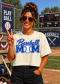 Baseball Mom (with white)- Royal Blue