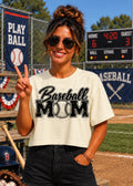 Baseball Mom (no white)- Black