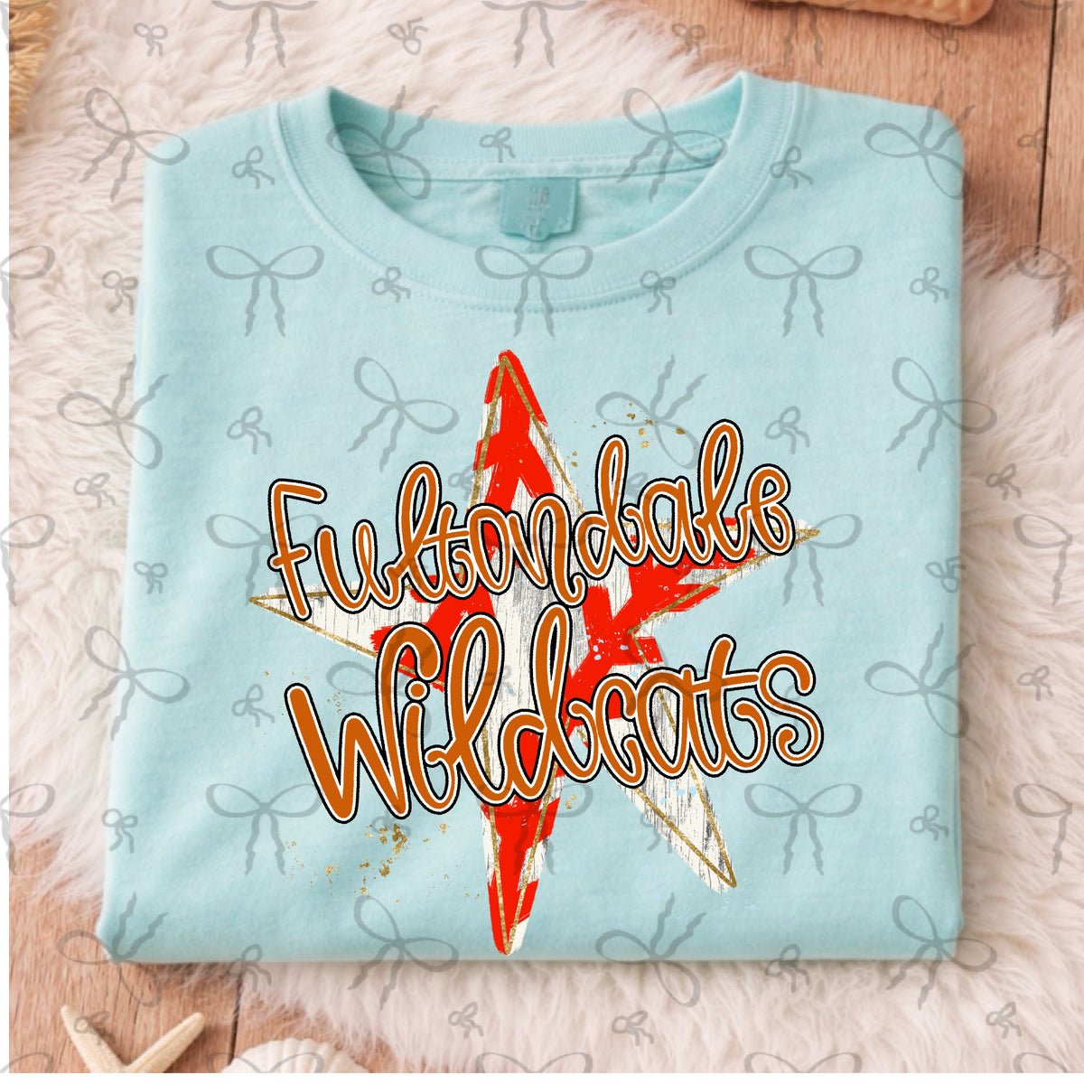 Baseball Splatter Star- Fultondale Wildcats