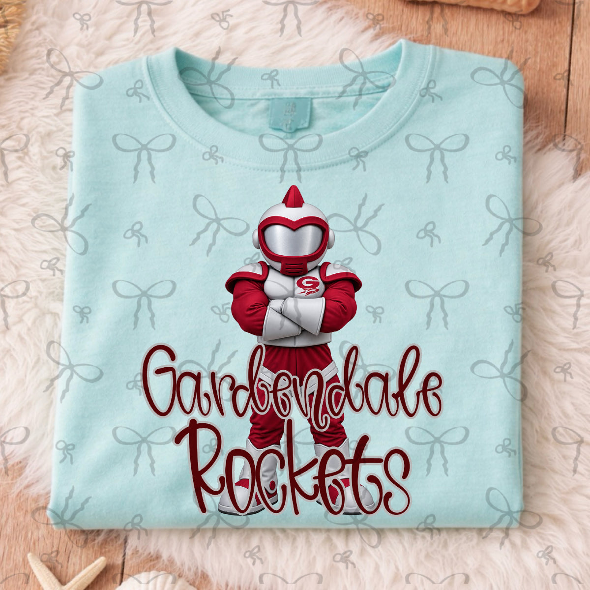 Whimsical Gardendale Rockets With Mascot