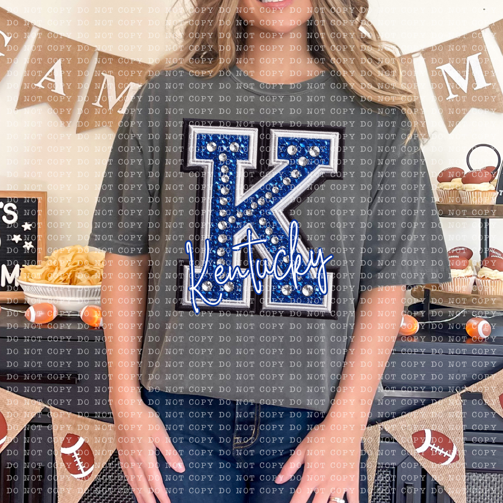 Bejeweled Letterman- Kentucky