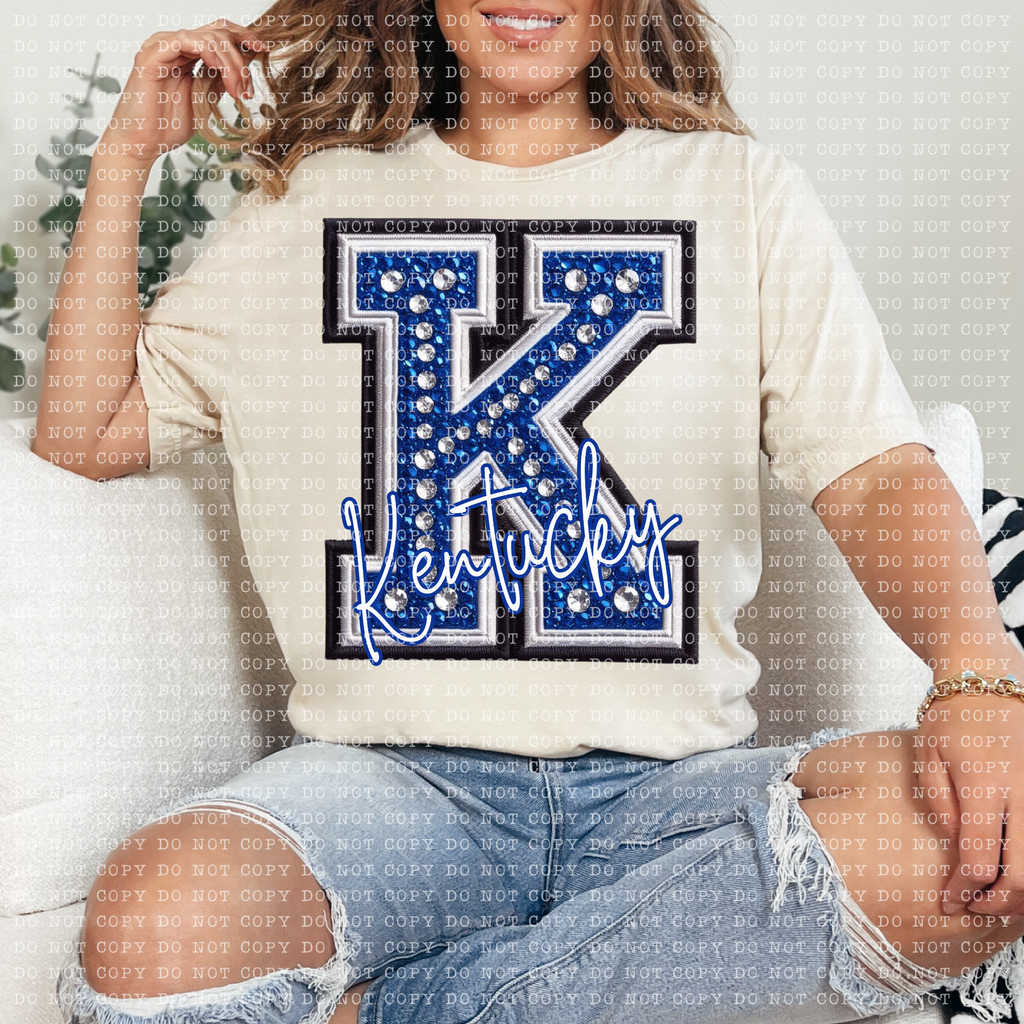 Bejeweled Letterman- Kentucky