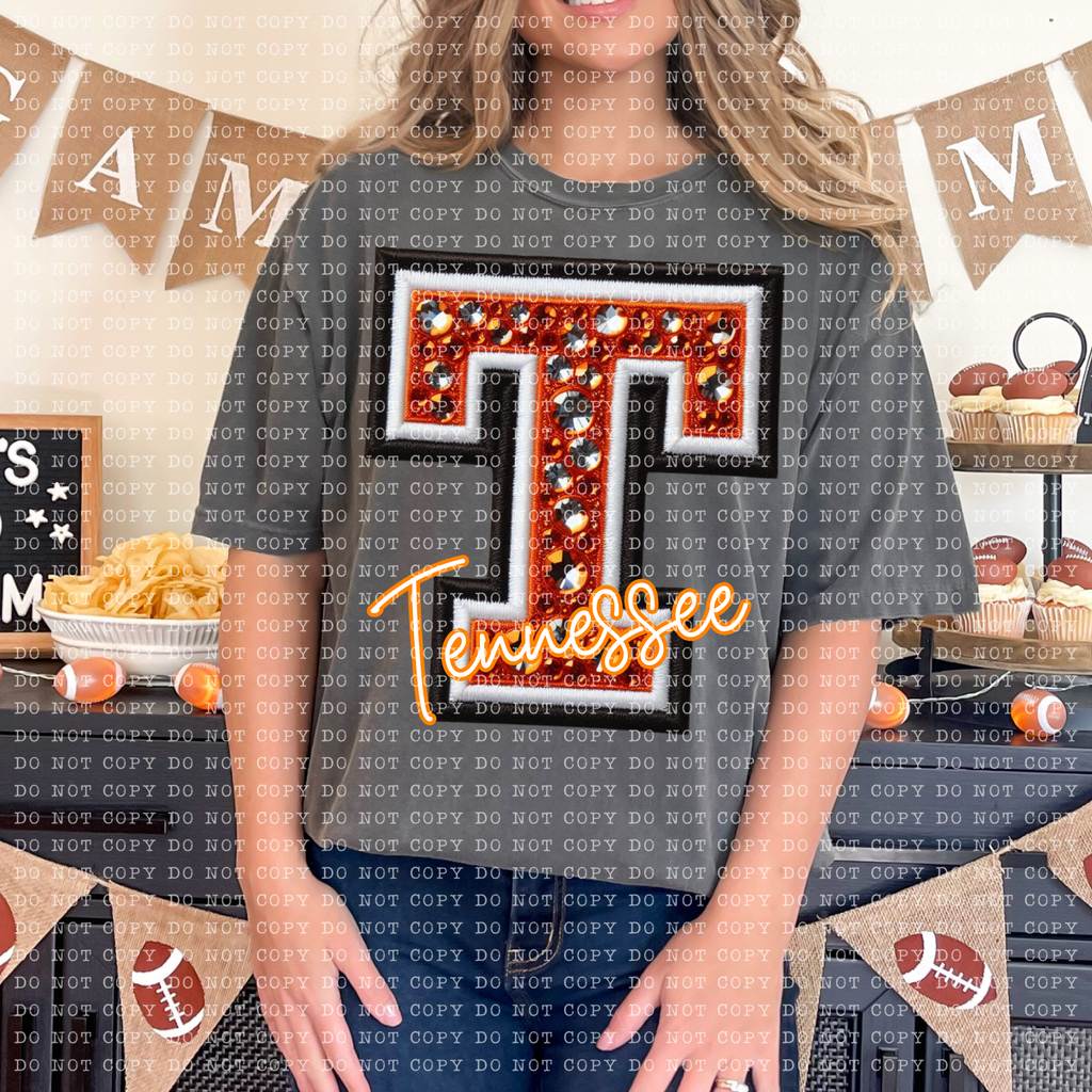 Bejeweled Letterman- Tennessee