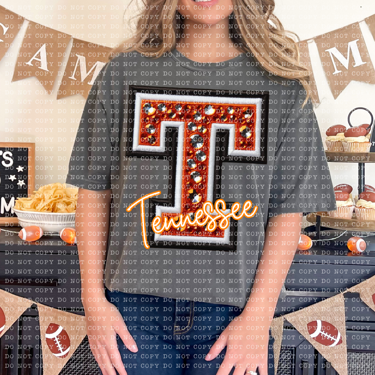 Bejeweled Letterman- Tennessee