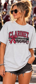 Clarinet Mama with Bow - Red