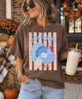 Give Thanks Turkey Gingham Stripes