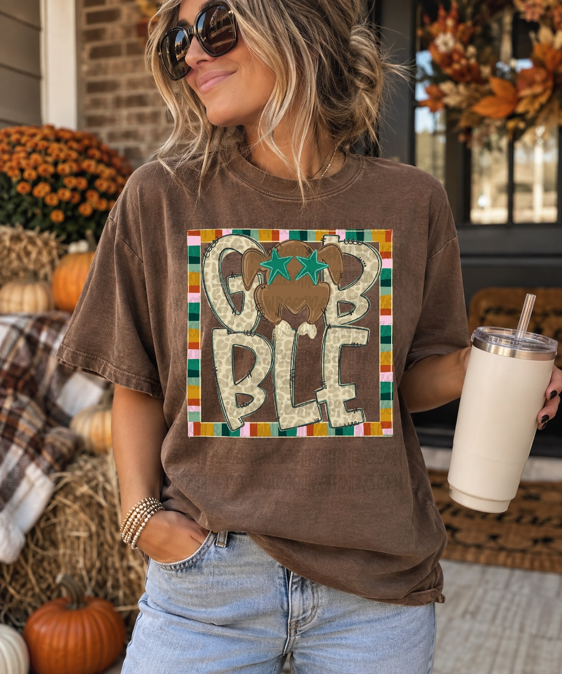 Gobble Turkey Star Fall Frame