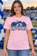 Indians Cheer with Poms